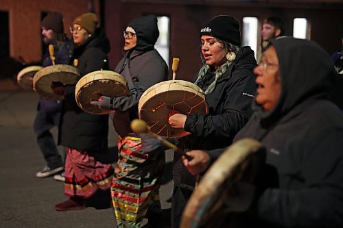 14112024
Drummers lead the annual Take Back The Night March from Princess Park to Brandon University in Brandon on Thursday evening. November marks Domestic Violence Awareness Month and the annual march brings attention to gender-based and sexual violence. (Tim Smith/The Brandon Sun)