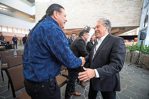 RUTH BONNEVILLE / FREE PRESS

LOCAL - high-speed internet

Photo of Minister Vandal shaking hands with David Muswaggon, member of the Executive Council responsible for technology with Pimicikamak Okimawin near Norway House.  

Muswaggon was one of several leaders from Indigenous communities present at the announcemebt that are part of the implementation of internet services throughout Manitoba. 

Presser info:
Dan Vandal, Minister of Northern Affairs, makes announcement about improving high-speed Internet access in rural Manitoba including all remote communities, at the  Canadian Museum for Human Rights Friday.  

Minister Vandal announced #38 million in federal funding for four projects underThe Universal  Broadband Fund and support for Indigenous Services Canada to bring high-speed internet access to remote communities across Manitoba. The goal is for everyone in Canada to have access to high-speed internet by 2030.

Story by Martin Cash. 


Nov 15th, 2024