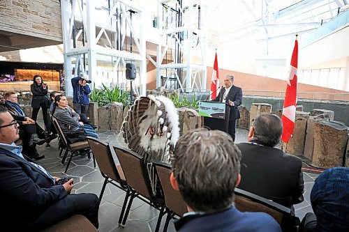 RUTH BONNEVILLE / FREE PRESS

LOCAL - high-speed internet

Dan Vandal, Minister of Northern Affairs, makes announcement about improving high-speed Internet access in rural Manitoba including all remote communities, at the  Canadian Museum for Human Rights Friday.  

Minister Vandal announced #38 million in federal funding for four projects underThe Universal  Broadband Fund and support for Indigenous Services Canada to bring high-speed internet access to remote communities across Manitoba. The goal is for everyone in Canada to have access to high-speed internet by 2030.




Nov 15th, 2024