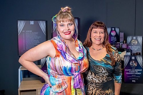 BROOK JONES/FREE PRESS
Association des &#xe9;ducatrices et des &#xe9;ducateurs franco-manitobains president and Manitoba Teachers' Soceity executive member Desir&#xe9;e Pappel (left) and her mother Paulette Pappel attend the Royal Manitoba Theatre Centre Black &amp; White Ball inside Alloway Hall at the Manitoba Museum in Winnipeg, Man., Saturday, Nov. 16, 2024. The Black &amp; White Ball is an annual fundraiser for the Royal MTC. The black tie formal event encouraged attendees to dress in colour and also featured the Big City All Star Band as well as a live auction, silent auction and an art auction.