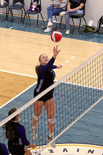 Jersey Hansen-Young developed into one of the top girls volleyball players in Manitoba and has led the Vincent Massey Vikings to the No. 1 ranking in AAAA. (Thomas Friesen/The Brandon Sun)