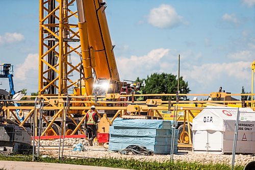 MIKAELA MACKENZIE / WINNIPEG FREE PRESS

Phase one construction for the north end sewage treatment plant in Winnipeg on Thursday, July 21, 2022. For Joyanne story.
Winnipeg Free Press 2022.