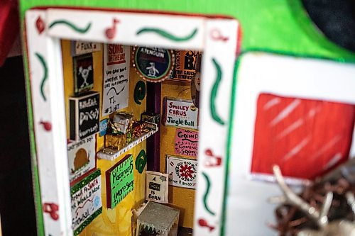 MIKAELA MACKENZIE / FREE PRESS
	
Jen de Delley&#x573; Christmas elf village in storage in her carport workshop in River Heights on Monday, Nov. 18, 2024.

For AV story.
Winnipeg Free Press 2024