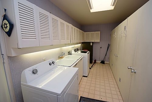 Todd Lewys / Free Press
A main floor laundry room is just one aspect of the home's forward-thinking design.