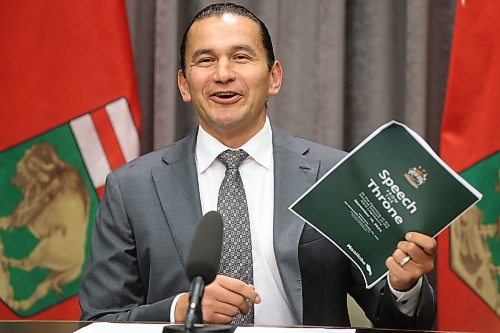 MIKE DEAL / FREE PRESS

Premier Wab Kinew speaks to media during a  press conference to talk about the Throne speech.
November 19, 2024
