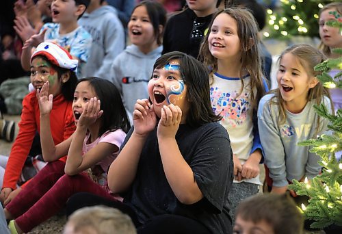 RUTH BONNEVILLE / FREE PRESS 

Standup - Variety's annual Winter Wonderland 

Students from schools across Winnipeg are excited as they watch a magician onstage during this year's Variety'Club's annual Winter Wonderland event at RBC Convention Centre Tuesday. 

More info:
Variety, the Children&#x573; Charity of Manitoba knows first-hand how the holiday season can be an incredibly stressful time of the year for families experiencing economic disadvantage. This is why we created our annual Winter Wonderland event &#x420;A Variety Holiday Celebration - which provides a meaningful outing for children in our community living in situations of economic disadvantage.

Winter Wonderland includes a nutritious hot meal, &#x497;inter Wonderland&#x4e0;themed dcor, holiday entertainment, caroling, a visit from Santa, plus every child receives a gift bag. These gift bags are filled with toys, snacks, and useful items including toques, mitts and toothbrushes.


Nov 19th, 2024