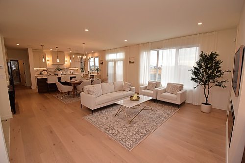 Todd Lewys / Free Press
Filled with natural light and populated by warm, elegant finishes, the main living area is a wonderful area to relax or entertain in.