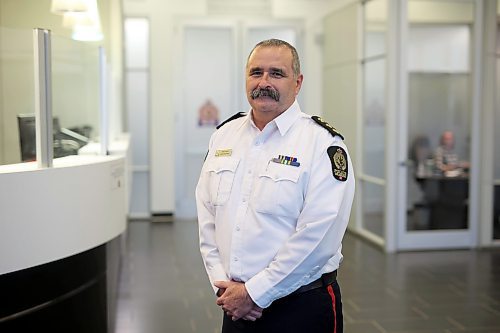 19112024
Brandon Police Service Deputy Chief Greg Hebert, a 32-year BPS veteran, spoke the the Brandon Sun about the police service&#x2019;s recruiting drive. 
(Tim Smith/The Brandon Sun)