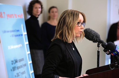 RUTH BONNEVILLE / FREE PRESS

LOCAL - child care presser


Cathy Gardiner, President, Manitoba Child Care Association (MCCA) 
The Child Care Coalition of Manitoba (CCCM) and the Manitoba Child Care Association (MCCA) report on the state of child care in Manitoba and call on the provincial government to take bold action to meet child care commitments, on the International Day of the Child (Nov 20), and in lead-up to the National Child Care Day of Action (Nov 30) at Union Centre Wednesday. 

Speaking to the media were: Susan Prentice, Spokesperson, Child Care Coalition of Manitoba (CCCM), Cathy Gardiner, President, Manitoba Child Care Association (MCCA) Sheila Atkinson, parent of children in child care and Jodie Kehl. Executive Director MCCA.  

See story 

Nov  20th, 2024