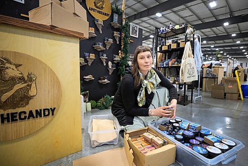 RUTH BONNEVILLE / FREE PRESS

Local - Postal Strike and makers

Photo of soap maker, Leiah Bauer, who runs a small business called fApothecandy, sets up her booth at the Third + Bird Market Thursday.  

 Local makers are among those feeling the weight of the Canada Post strike, which is heading into its first full week out of service. Leiah Bauer, a soap maker from rural Manitoba, is overstocking her booth for this weekend's Third + Bird market as she's had to turn off her shipping option on her online shop. The maker relies on Canada Post to ship her product since she doesn't live in a city centre where many makers offer local pick up, and she can't afford to pay for costly delivery alternatives. 

Reporter: Nicole Buffie

Nov  21st, 2024