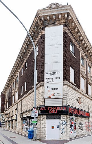 MIKE DEAL / FREE PRESS
 The St. Charles Hotel (235 Notre Dame Ave) &#x2014; long an empty eyesore in the heart of west Exchange District &#x2014; has landed on the National Trust for Canada&#x2019;s endangered buildings list. The organization said it wants to bring attention to some buildings facing demolition. &#x201c;Trashing structures and their materials is a luxury that Canada can no longer afford,&#x201d; the organization said. &#x201c;Heritage and climate advocates can agree that the loss of these places would send a strong message about the premature obsolescence and disposability of existing buildings &#x2013; regardless of heritage status, age or personal taste. Without action, people, places and planet are at increasing risk of devastating climate impacts.&#x201d;
Reporter: Malak Abas
241121 - Thursday, November 21, 2024.