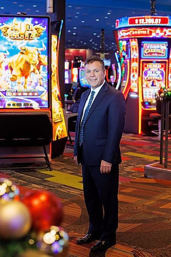 MIKE DEAL / FREE PRESS
Gerry Sul, president and CEO of Manitoba Liquor &amp; Lotteries at the McPhillips Station Casino (484 McPhillips St) Friday morning.
241122 - Friday, November 22, 2024.