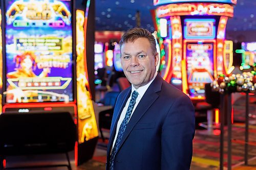 MIKE DEAL / FREE PRESS
Gerry Sul, president and CEO of Manitoba Liquor &amp; Lotteries at the McPhillips Station Casino (484 McPhillips St) Friday morning.
241122 - Friday, November 22, 2024.