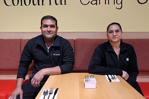 Cora Breakfast owners Mukesh Patel and wife, Gauatri. (Abiola Odutola/The Brandon Sun)