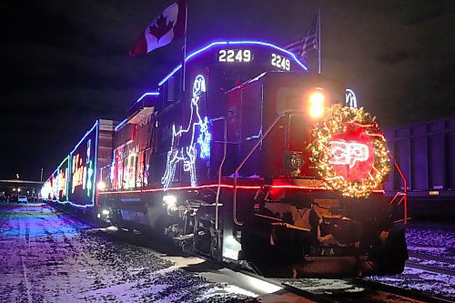 The CPKC Holiday Train visits Brandon in this file image from 2022. (FILE/The Brandon Sun)