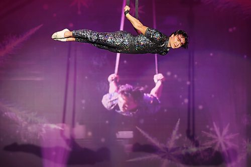 The Cirque Musica Holiday Wonderland performance wowed the crowd at Westoba Place on Tuesday evening with a blend of acrobatics, circus performance, singing, humour and music. More photos on Page A3. (Tim Smith/The Brandon Sun)