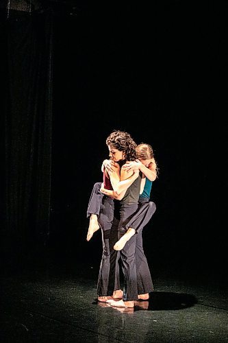 MIKAELA MACKENZIE / FREE PRESS
	
Winnipeg's Contemporary Dancers Justine Erickson (left), Carol-Ann Bohrn (centre), and Aileen Holzrichter perform an excerpt from the Rachel Browne Tribute show happening on the weekend at the Rachel Browne Theatre on Tuesday, Nov. 26, 2024.

Winnipeg Free Press 2024