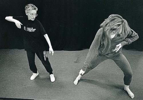 PHIL HOSSACK / FREE PRESS FILES
Rachel Browne - founder of Winnipeg's Contemporary Dance Company - works with dancer Anne Bruce Falconer

Winnipeg Free Press - 1989
