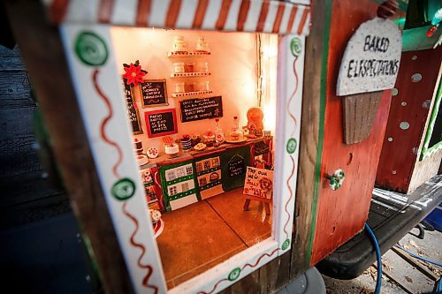 JOHN WOODS / FREE PRESS
Jen de Delley and her husband Victor Diduch set up their Christmas Village at their house in River Heights Sunday, December 1, 2024. They have building and adding to it for the past 18 years.

Reporter: av