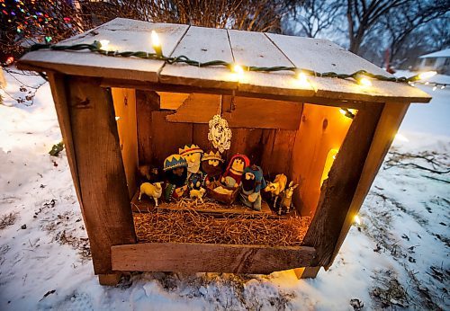 JOHN WOODS / FREE PRESS
Jen de Delley and her husband Victor Diduch set up their Christmas Village at their house in River Heights Sunday, December 1, 2024. They have building and adding to it for the past 18 years.

Reporter: av