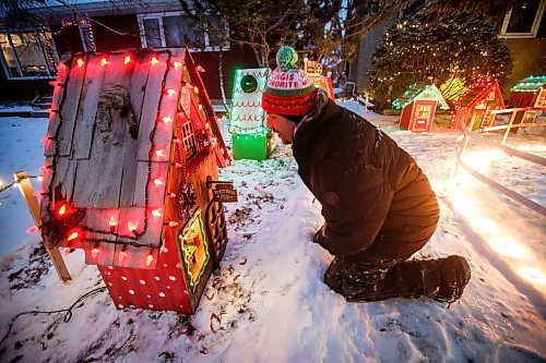 JOHN WOODS / FREE PRESS
Jen de Delley and her husband Victor Diduch set up their Christmas Village at their house in River Heights Sunday, December 1, 2024. They have building and adding to it for the past 18 years.

Reporter: av