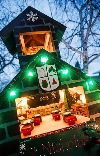 JOHN WOODS / FREE PRESS
Jen de Delley and her husband Victor Diduch set up their Christmas Village at their house in River Heights Sunday, December 1, 2024. They have building and adding to it for the past 18 years.

Reporter: av