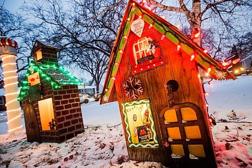 JOHN WOODS / FREE PRESS
Jen de Delley and her husband Victor Diduch set up their Christmas Village at their house in River Heights Sunday, December 1, 2024. They have building and adding to it for the past 18 years.

Reporter: av