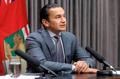 MIKE DEAL / FREE PRESS
Premier Wab Kinew and Amna Mackin, assistant deputy minister, Executive Council, speak during a press conference after returning from observing the start of the first day workers began sifting through the material excavated from a targeted area of the Prairie Green Landfill in the search for the remains of two First Nations women, Morgan Harris, 39, and Marcedes Myran, 26, who were slain by serial killer, Jeremy Skibicki.
Reporter: Aaron Epp
241202 - Monday, December 02, 2024.