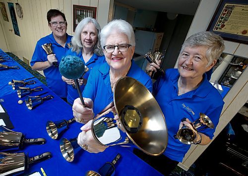 JOHN WOODS / WINNIPEG FREE PRESS
Patsy Andrews-Vert, Jewel Casselman, Morna-June Morrow and Susan Stevenson, of the handbell quartet Ring Out, are photographed at practice in Winnipeg Tuesday, October 4, 2022. Morrow was recently presented an Honorary Lifetime Achievement Award by the Handbell Musicians of Canada for 53 years serving the handbell community across the country.

Re: Kitching