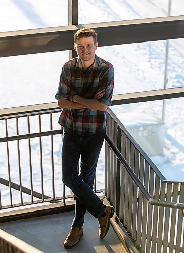 BROOK JONES/FREE PRESS
Ben Myers is the co-founder of Robin which is an AI-based platform were users can text questions and get event-and-organization-based answers. The Winnipeg resident who is part of the North Forge Founders Program was pictured at the Smartpark Innovation Hub at the University of Manitoba's Fort Garry campus in Winnipeg, Man., Thursday, Dec. 12, 2024.