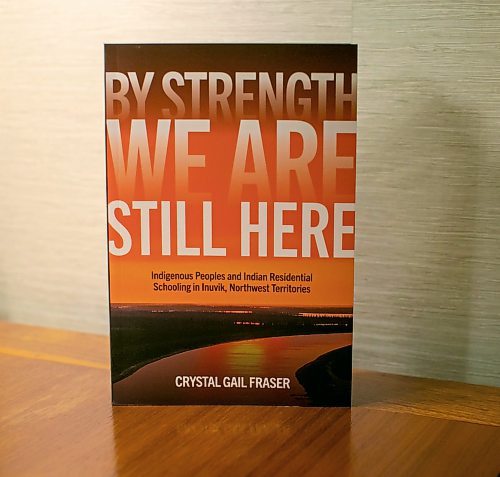 BROOK JONES/FREE PRESS
The University of Manitoba Press has published a first of its kind book on the experiences and resilency of students who attended residential schools in the North. Crystal Gail Fraser who is an associate professor in history and native studies at the University of Alberta in Edmonton, Alta., wrote the book By Strength We Are Still Here. A copy of the book was photographed in the lobby of the Hilton Winnipeg Airport Suites in Winnipeg, Man., Thursday, Dec. 12, 2024.