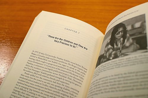 BROOK JONES/FREE PRESS
The University of Manitoba Press has published a first of its kind book on the experiences and resilency of students who attended residential schools in the North. Crystal Gail Fraser who is an associate professor in history and native studies at the University of Alberta in Edmonton, Alta., wrote the book By Strength We Are Still Here. A copy of the book was photographed in the lobby of the Hilton Winnipeg Airport Suites in Winnipeg, Man., Thursday, Dec. 12, 2024.
