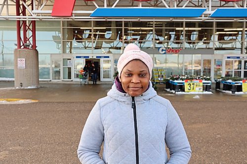 Local shopper Tosin Afolabi says the GST holiday is a “welcoming idea” but its impact is limited given the high cost of goods. (Abiola Odutola/The Brandon Sun)