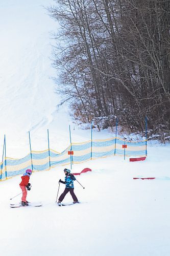 New to Ski Valley this year is re-configured park and terrain obstacles aimed at various levels of difficulty. (Matt Packwood/The Brandon Sun)