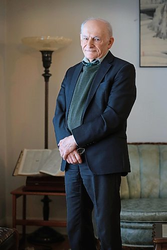 RUTH BONNEVILLE / FREE PRESS
Local Tribute to David Matas
Portrait of David Matas in his home Tuesday.
Matas is the senior legal counsel of B'nai Brith Canada based in Winnipeg. He has fought for refugee, immigration, and human rights law since 1979, and has written and published many books and manuscripts.
A documentary has been made on the life/career of David Mataslbe which is part of a tribute night for him on Dec 17th.
See Kevin's story
Dec 10th, 2024