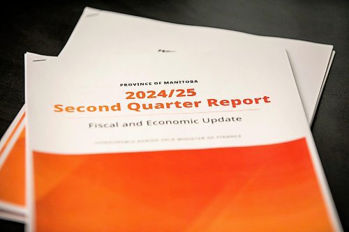 MIKAELA MACKENZIE / FREE PRESS
	
Health minister Uzoma Asagwara and finance minister Adrien Sala give a provincial fiscal update at the Manitoba Legislative Building on Monday, Dec. 16, 2024.

For Maggie story.
Winnipeg Free Press 2024