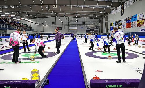 Last year's Viterra Provincial Men's Curling Championship in Stonewall. This year's event in Portage la Prairie promises to offer a large, modern venue mixed with small town charm. (Ruth Bonneville/The Winnipeg Free Press)