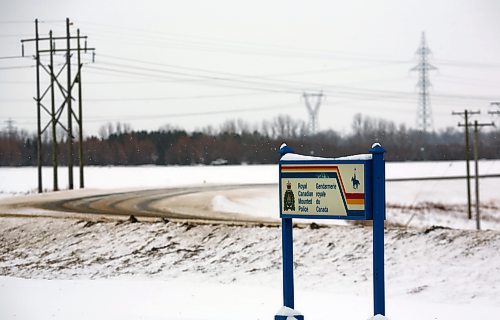 The Blue Hills RCMP detachment sign is seen in December. The detachment of about 14 police staff covers the broad area of rural Brandon, Carberry, Souris and Rivers. RCMP have leaned into hubs as opposed to individual, small detachments as a way to improve the use of resources and address problems like staff burnout. (Connor McDowell/Brandon Sun)