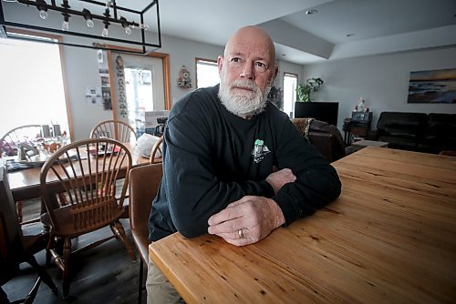 JOHN WOODS / FREE PRESS
Mervin Friesen, a Niverville resident whose mum has been waiting in Morris General Hospital for a personal care home (PCH) bed for four months, is photographed in his home Tuesday, December 17, 2024. Rural care homes often face a lack of capacity - either short beds, short staff or both.

Reporter: gabby