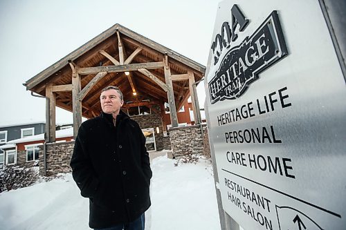 JOHN WOODS / FREE PRESS
Niverville&#x2019;s mayor Myron Dyck is photographed at the Heritage Life Personal Care Home Tuesday, December 17, 2024. Rural care homes often face a lack of capacity - either short beds, short staff or both.

Reporter: gabby