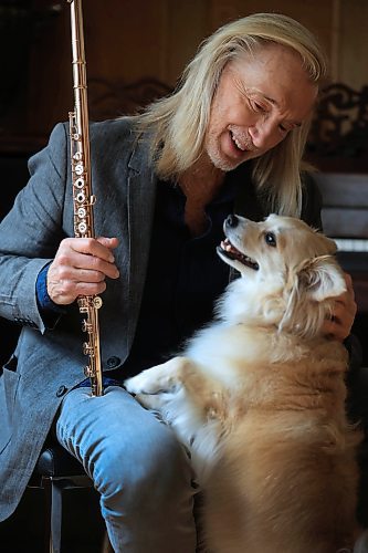 RUTH BONNEVILLE / FREE PRESS

INTERSECTION - WSO flutist


Portraits of WSO flutist, Jan Kocman, with his dog, Roku,  in his home.

Feature on Jan Kocman,, the longest-serving principal musician in the Winnipeg Symphony Orchestra's history. Jan joined the WSO in 1974 as principal flutist, and he has been with the symphony ever since, having moved here from Indiana at age 24. 

Photos with him showing off his gold-plated flute; and also a couple shots of himself thru the years, with the symphony.
See story by Dave.

Nov  20th, 2024