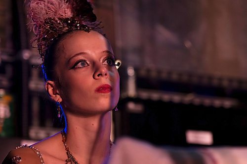 Julianna Generoux watches backstage as the Royal Winnipeg Ballet performs their Nutcracker matinee in Vancouver, on December 14, 2024. Paige Taylor White/Free Press