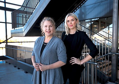 RUTH BONNEVILLE / FREE PRESS

BIZ - WeTech

Portrait of Joelle Foster, president and CEO of North Forge (curly hair) and Kiera Fogg,(blond) founder of Ribit AI, at North Forge for story.

Story: North Forge and WeMB  are teaming together to offer  loan programs for women called WE Tech to assist start-up founders.

Dec 18th, 2024