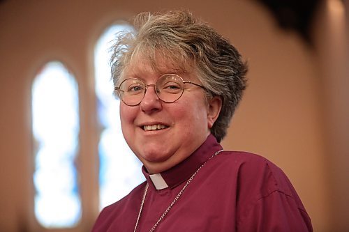 Rev. Rachel Parker, Anglican Bishop of Brandon, pictured here in St. Matthews Cathedral on 13th Street. (Matt Goerzen/The Brandon Sun)