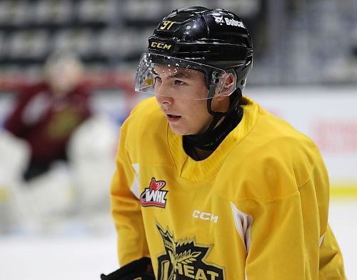 Brandon Wheat Kings forward Nolan Flamand is looking forward to spending time with the Spanish and Ukrainian sides of his family as they meet in Saskatoon for the holidays. (Perry Bergson/The Brandon Sun)
Dec. 20, 2024