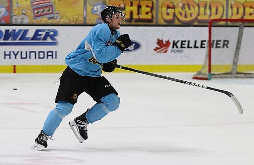 Brandon Wheat Kings forward Joby Baumuller is one of the many forwards who has missed time due to injury. (Perry Bergson/The Brandon Sun)
Dec. 21, 2024