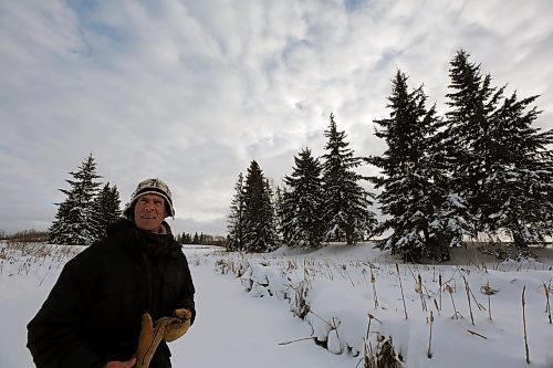 Ken Kingdon is on a snowshoe trek through a golf course to locate birds in the Onanole area. He participated in the area's Christmas Bird Count, and had seen 12 species by mid-day. (Connor McDowell/Brandon Sun)