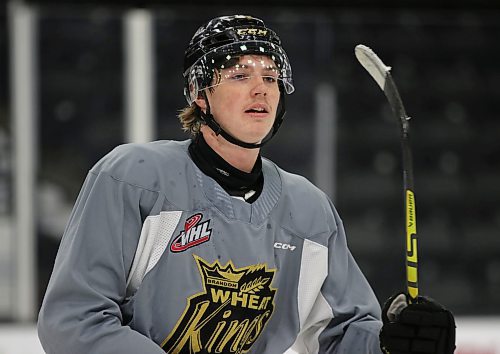 Brandon Wheat Kings forward Nick Johnson had a hat trick in his second game this season, got hurt but has rebounded nicely wit 19 points in 14 games.  (Perry Bergson/The Brandon Sun)
Dec. 21, 2024