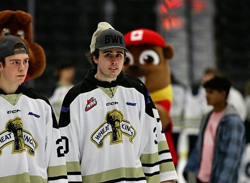Brandon Wheat Kings netminder Alex Garrett, shown on the ice with young fans at Westoba Place after Wednesday's game, is with his third Western Hockey league team this season. (Perry Bergson/The Brandon Sun)
Jan. 3, 2025