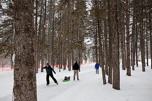  30122024
Families enjoy the mild weather in the townsite of Wasagaming in Riding Mountain National Park. (Tim Smith/The Brandon Sun)